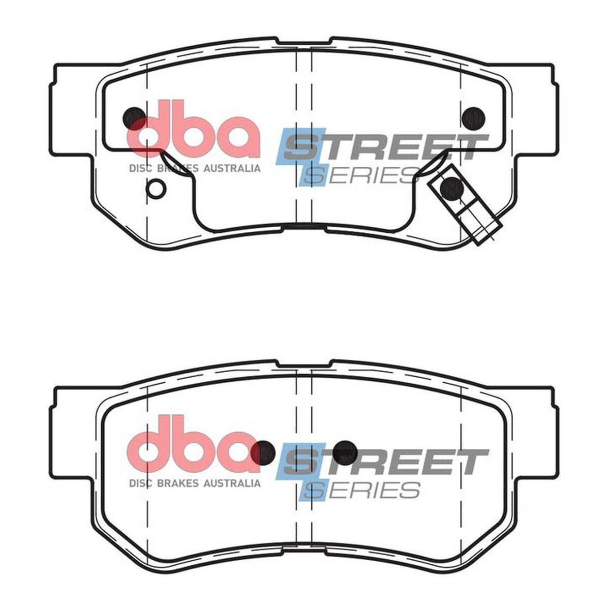 DBA Street Series Brake Pad Set Rear DB1451SS