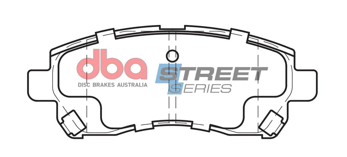 DBA Street Series Brake Pad Set Front DB1460SS