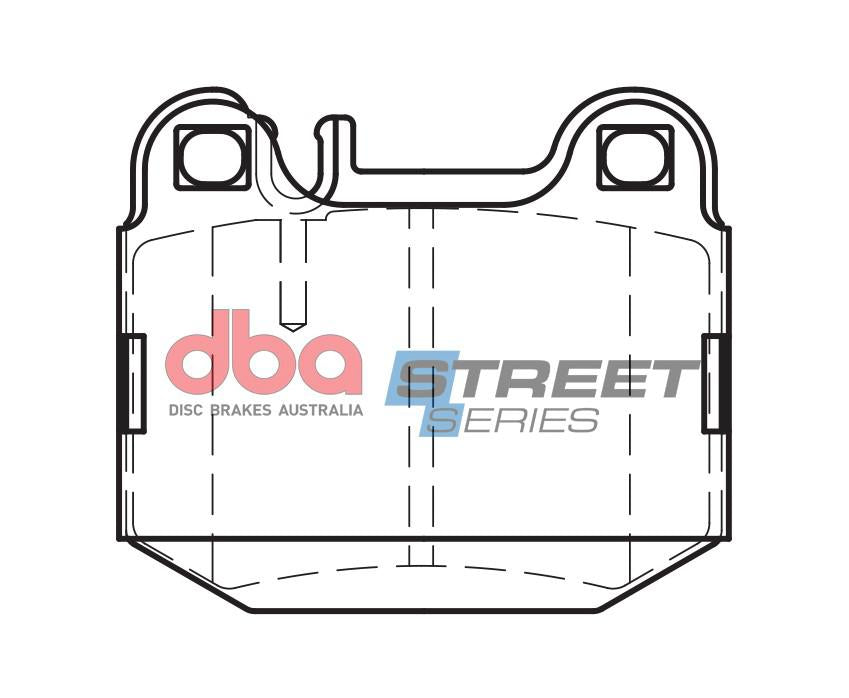 DBA Street Series Brake Pad Set Rear DB1461SS