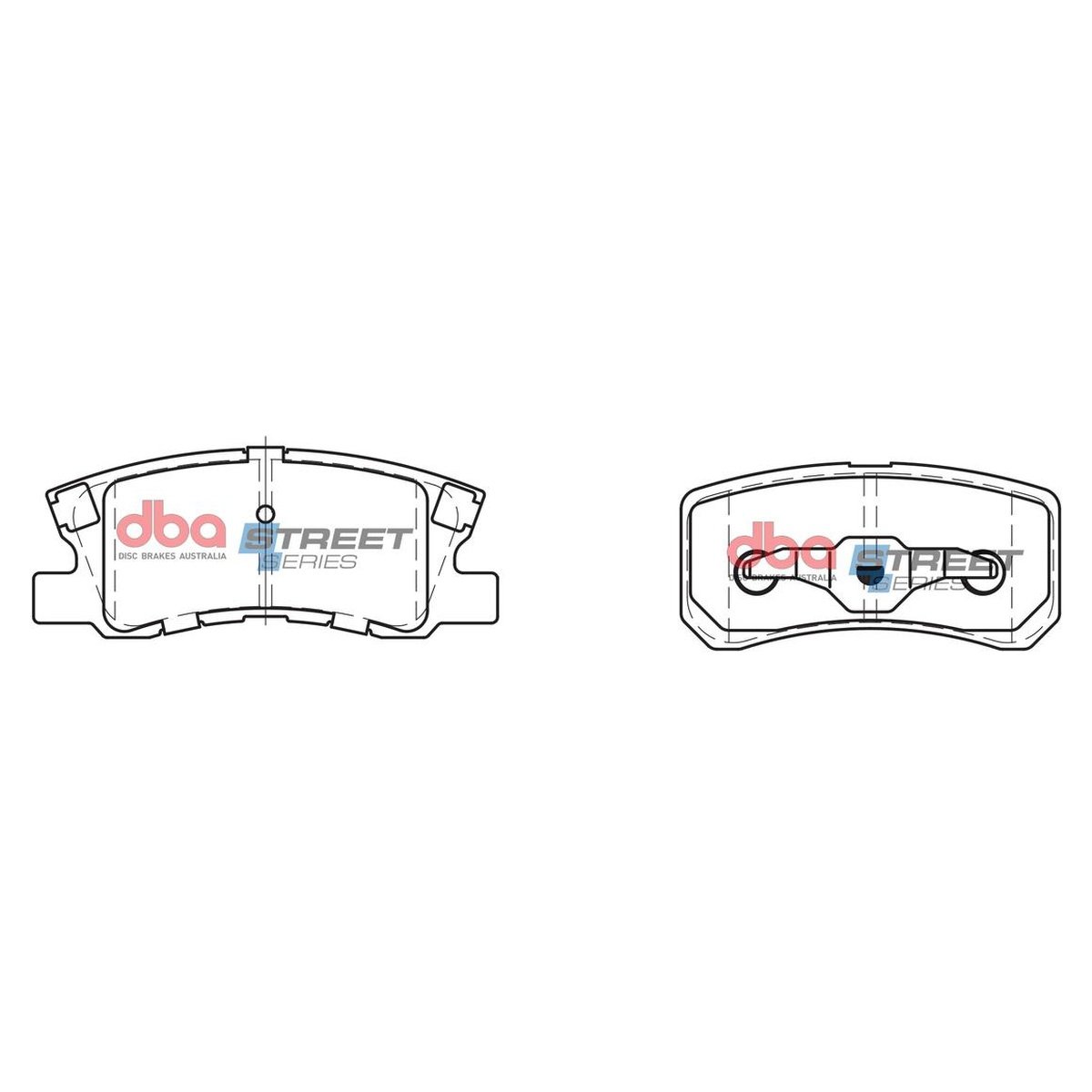 DBA Street Series Brake Pad Set Rear DB1464SS