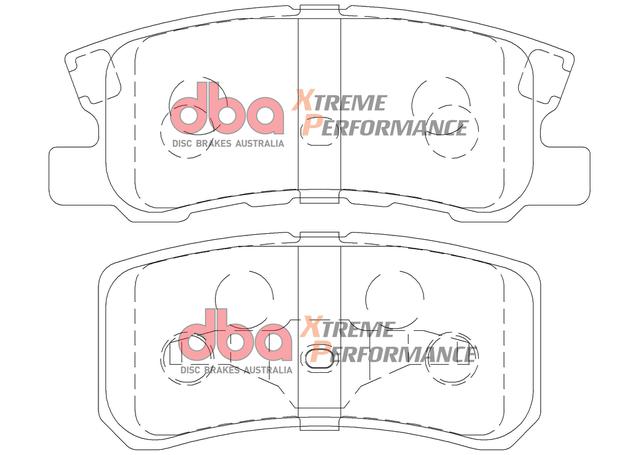 DBA Xtreme Performance Brake Pad Set Rear DB1464XP