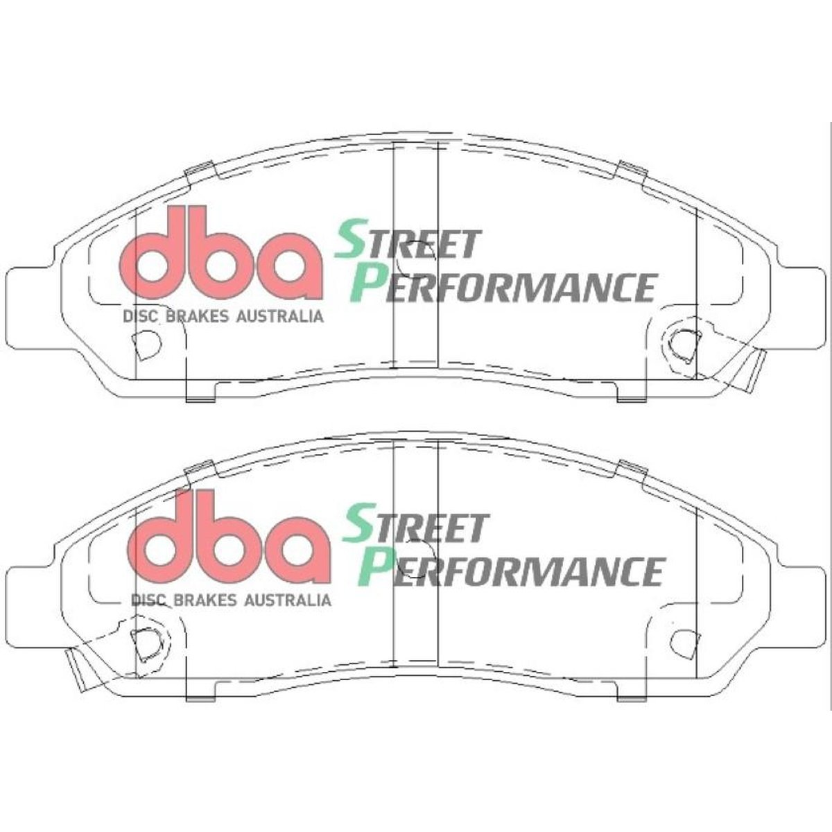 DBA Street Performance Brake Pad Set Front DB1468SP