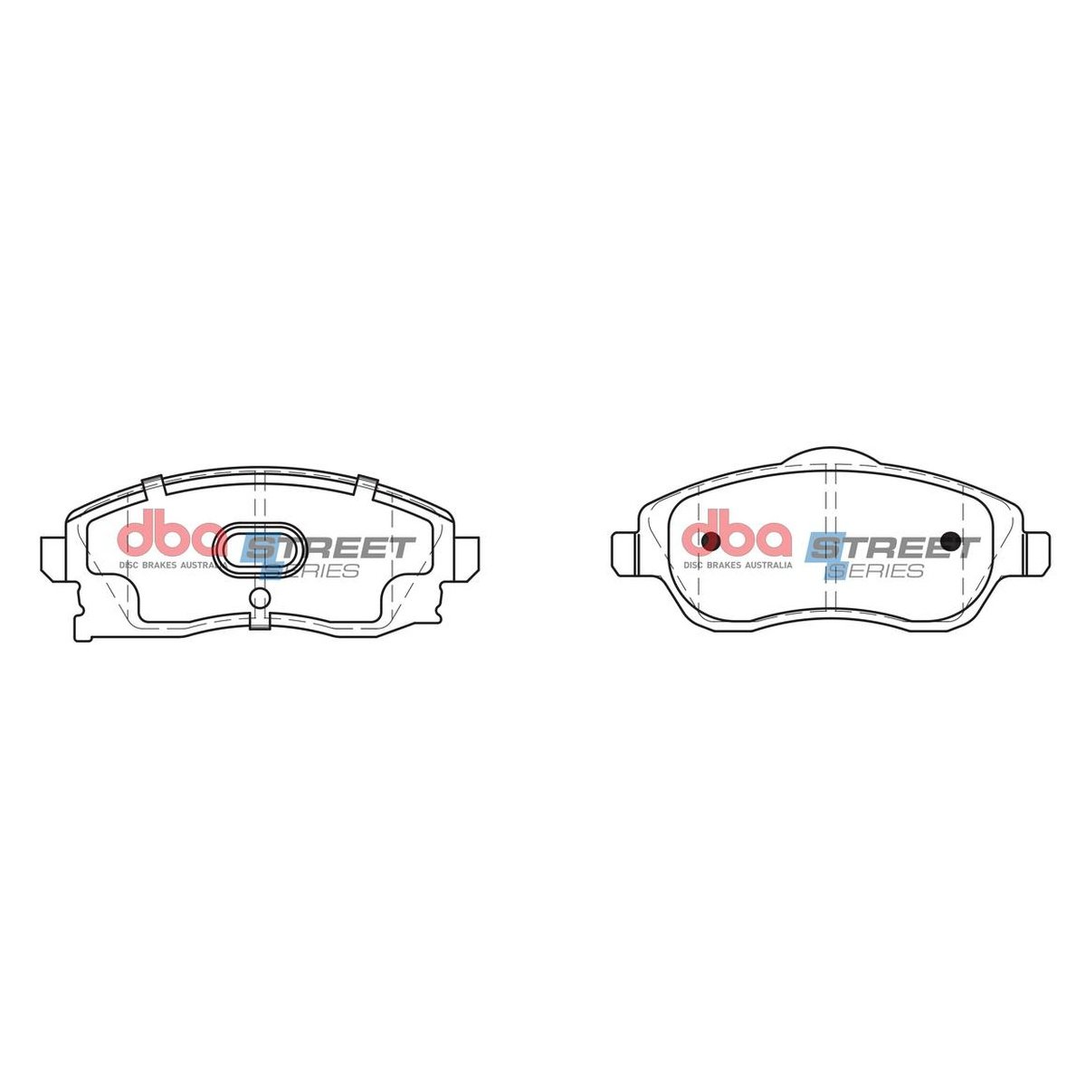 DBA Street Series Brake Pad Set Front DB1471SS