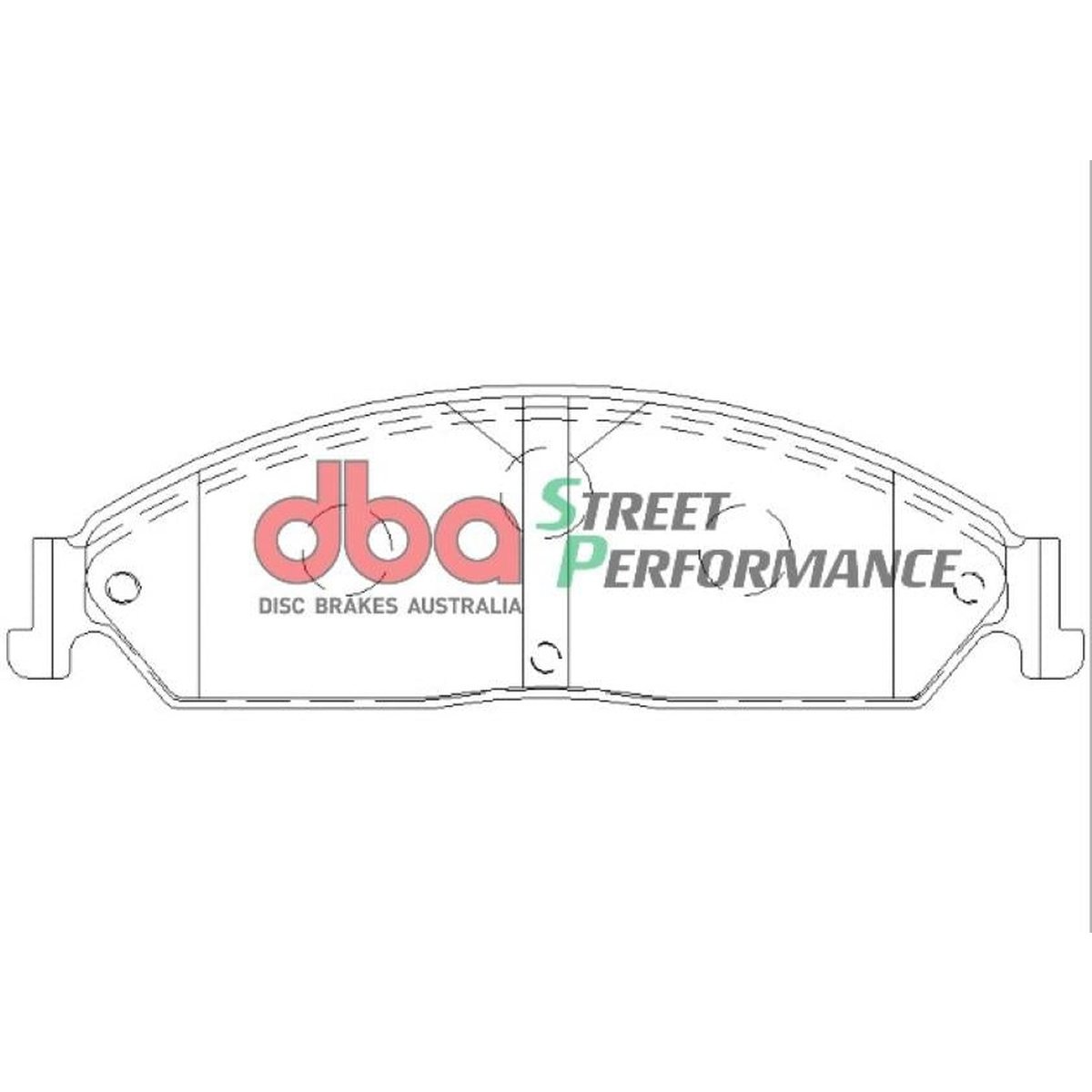 DBA Street Performance Brake Pad Set Front DB1473SP