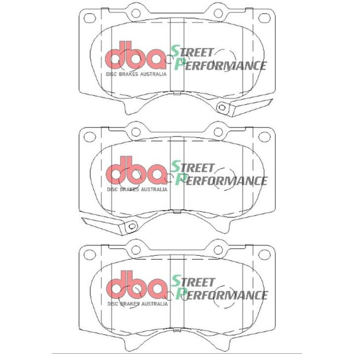 DBA Street Performance Brake Pad Set Front DB1482SP