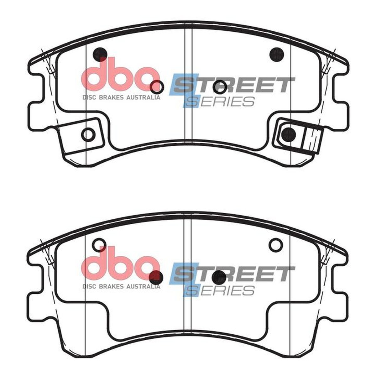 DBA Street Series Brake Pad Set Front DB1484SS