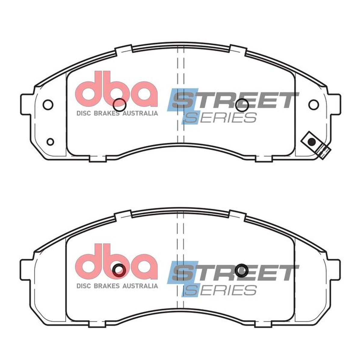 DBA Street Series Brake Pad Set Front DB1489SS
