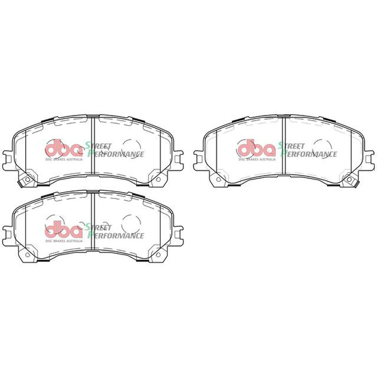 DBA XP Performance Brake Pad Set Front DB15000SP