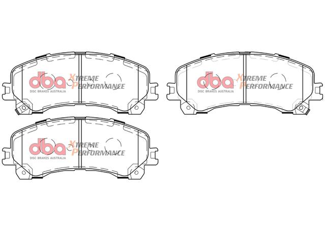 DBA Xtreme Performance Brake Pad Set Front DB15000XP