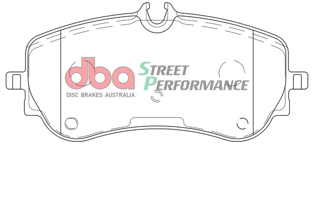 DBA Street Performance Brake Pad Set Rear DB1502SP