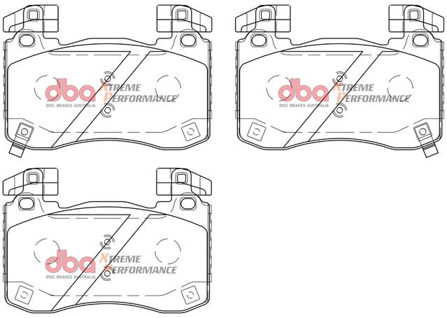 DBA Xtreme Performance Brake Pad Set Front DB1503XP