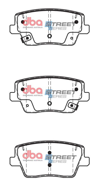 DBA Street Series Brake Pad Set DB15013SS