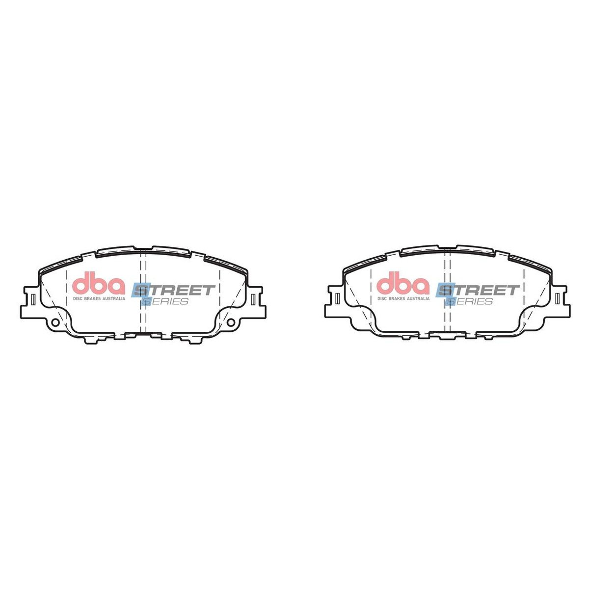 DBA Street Series Brake Pad Set DB15043SS