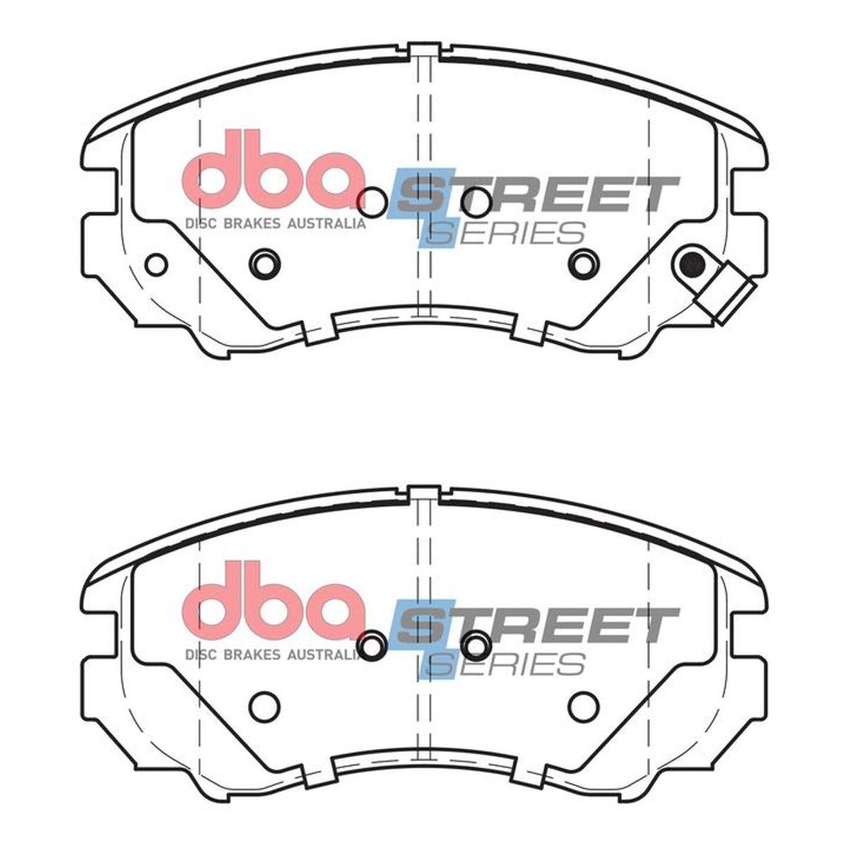 DBA Street Series Brake Pad Set Front DB1504SS