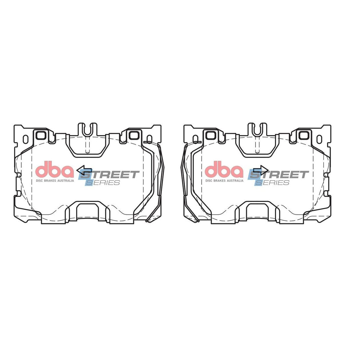 DBA Street Series Brake Pad Set DB15062SS