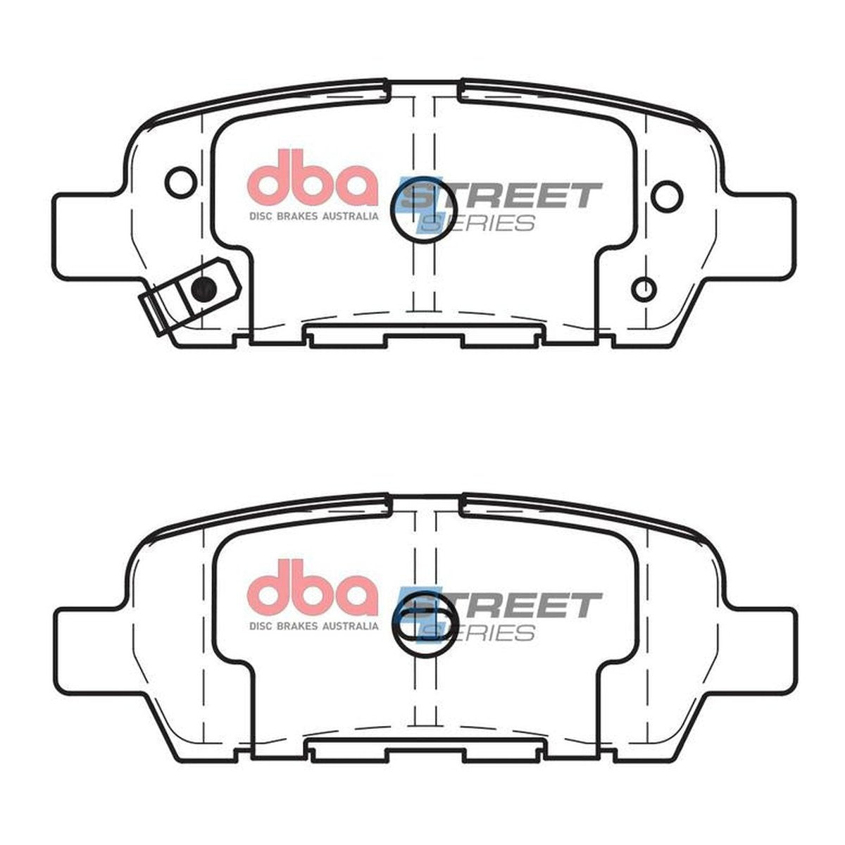 DBA Street Series Brake Pad Set Rear DB1509SS