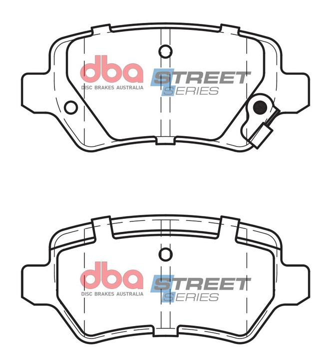DBA Street Series Brake Pad Set Rear DB1511SS