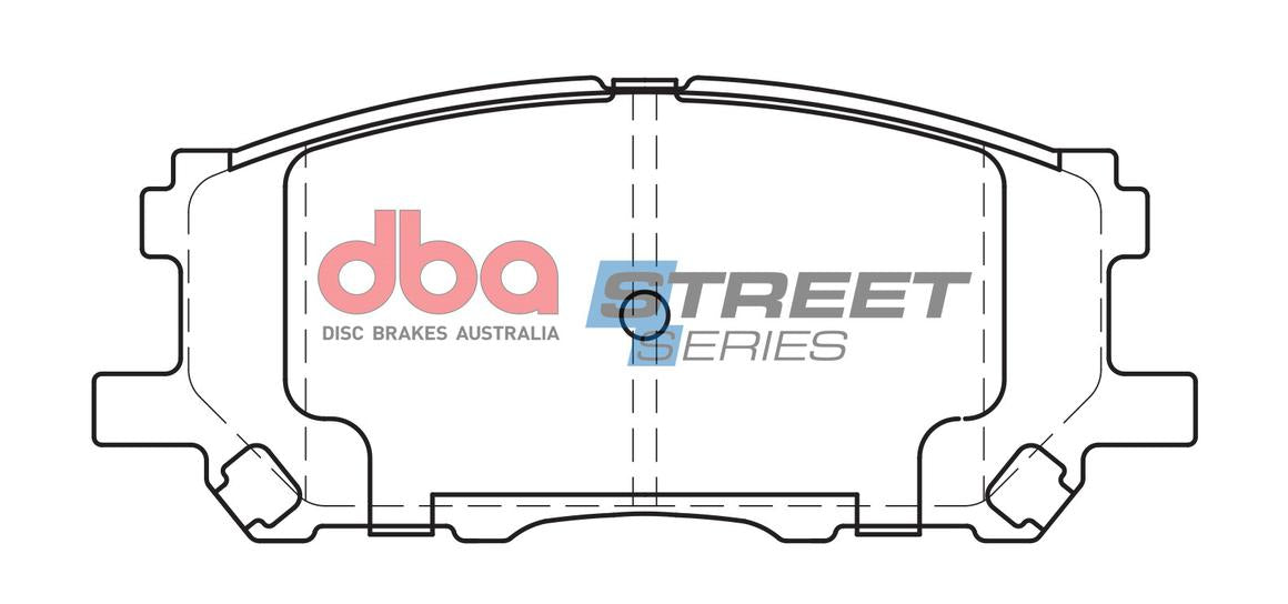 DBA Street Series Brake Pad Set Front DB1517SS