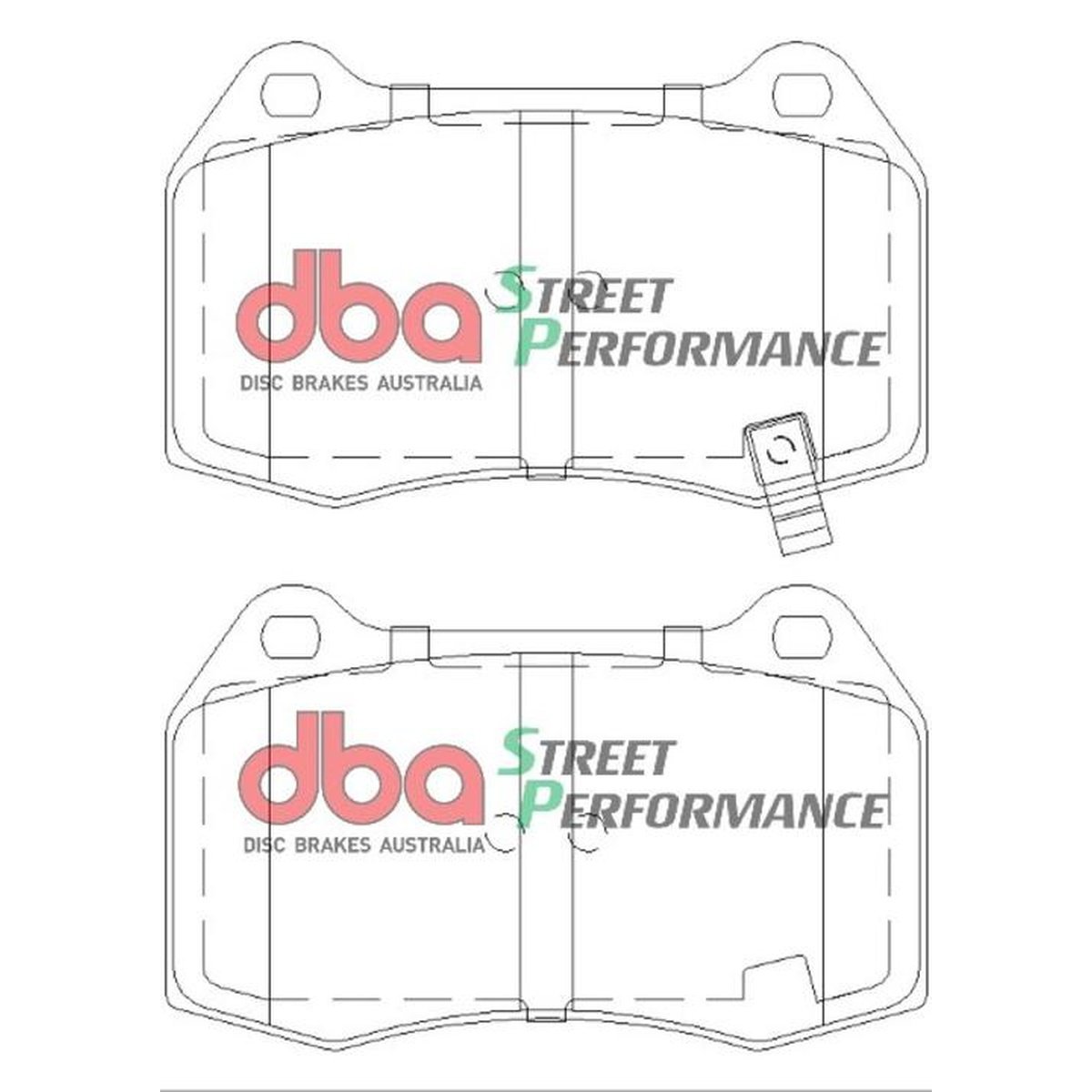 DBA Street Performance Brake Pad Set Front DB1520SP