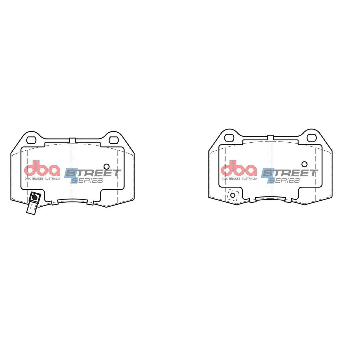 DBA Street Series Brake Pad Set Front DB1520SS