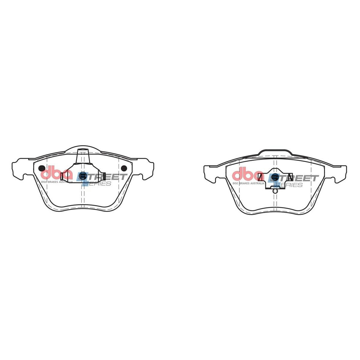 DBA Street Series Brake Pad Set Front DB1658SS