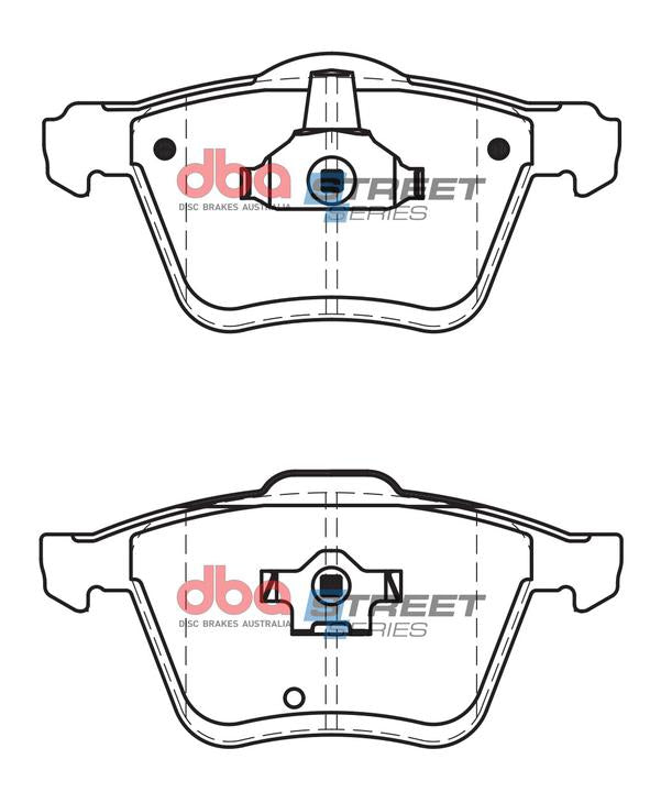 DBA Street Series Brake Pad Set Front DB1661SS