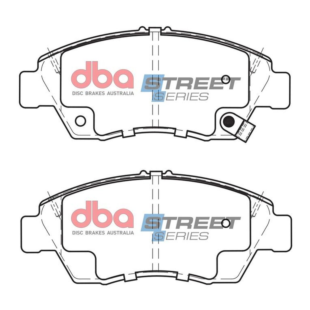 DBA Street Series Brake Pad Set Front DB1662SS