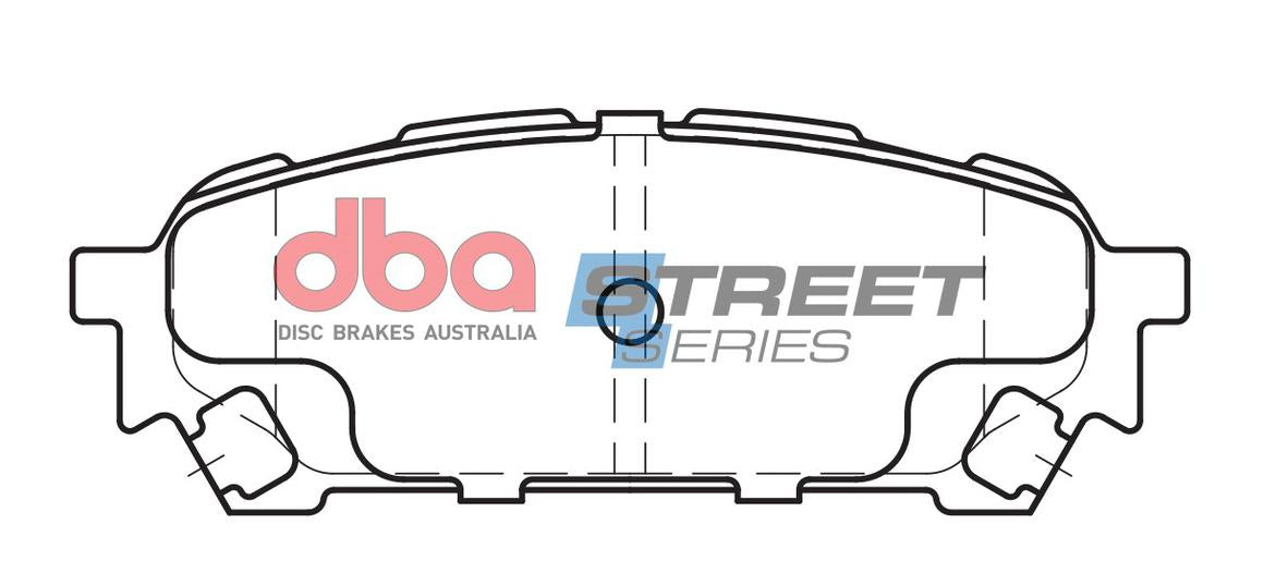DBA Street Series Brake Pad Set Rear DB1672SS