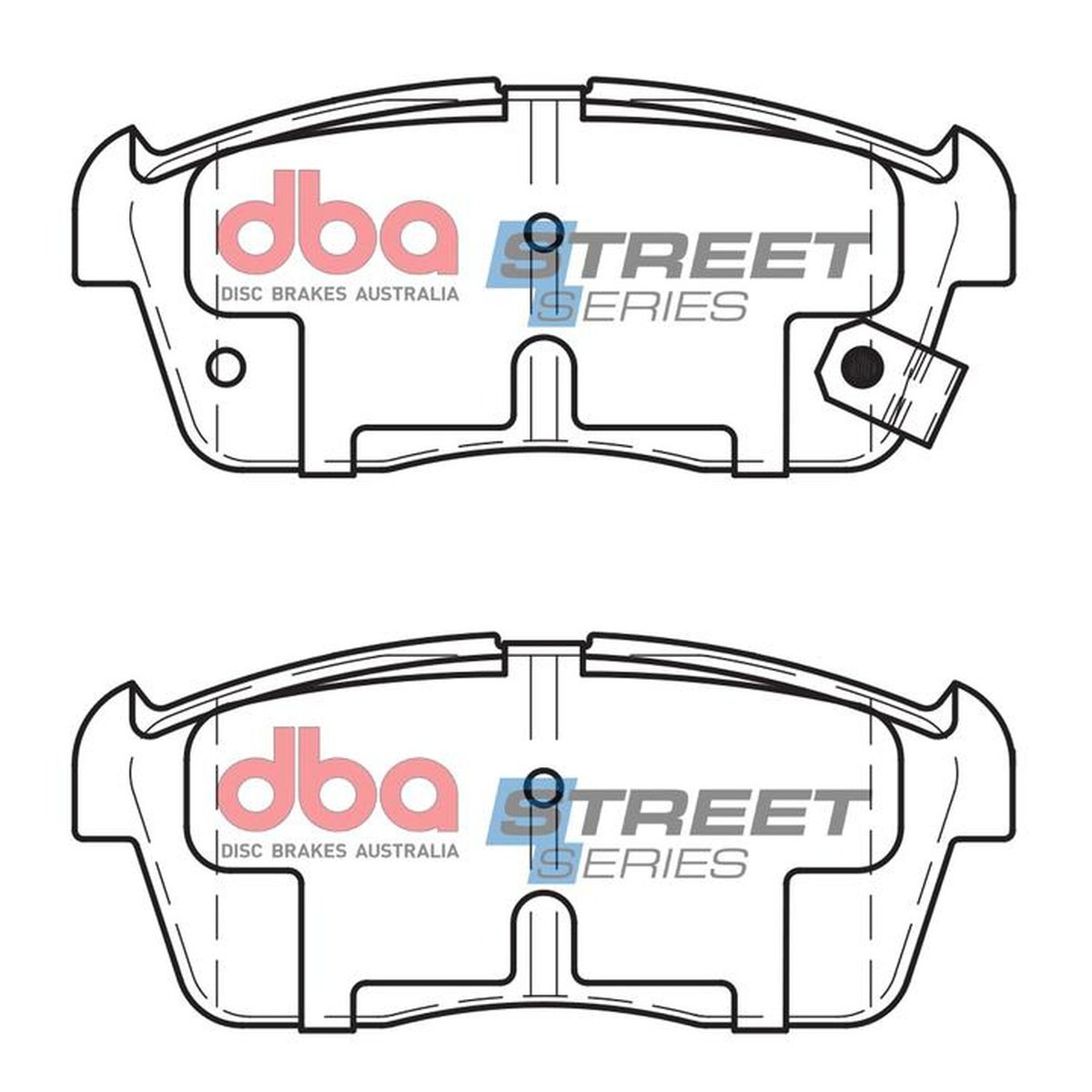 DBA Street Series Brake Pad Set Front DB1674SS