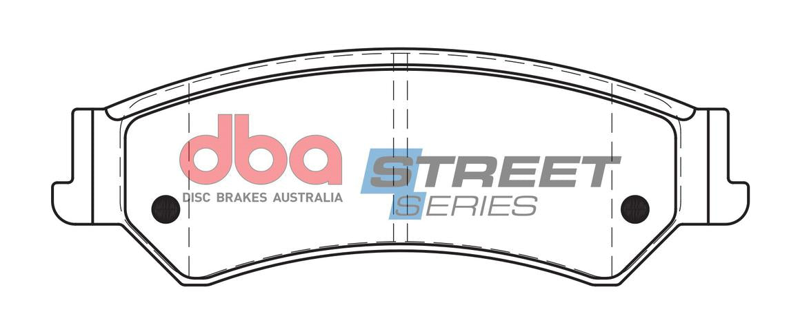 DBA Street Series Brake Pad Set Rear DB1675SS