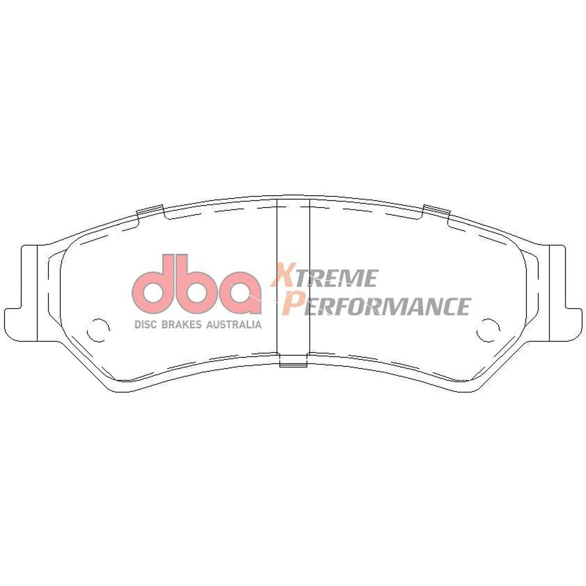 DBA Xtreme Performance Brake Pad Set Rear DB1675XP