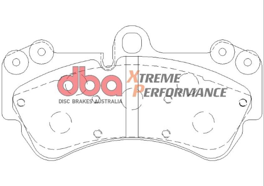 DBA Xtreme Performance Brake Pad Set Front DB1676XP