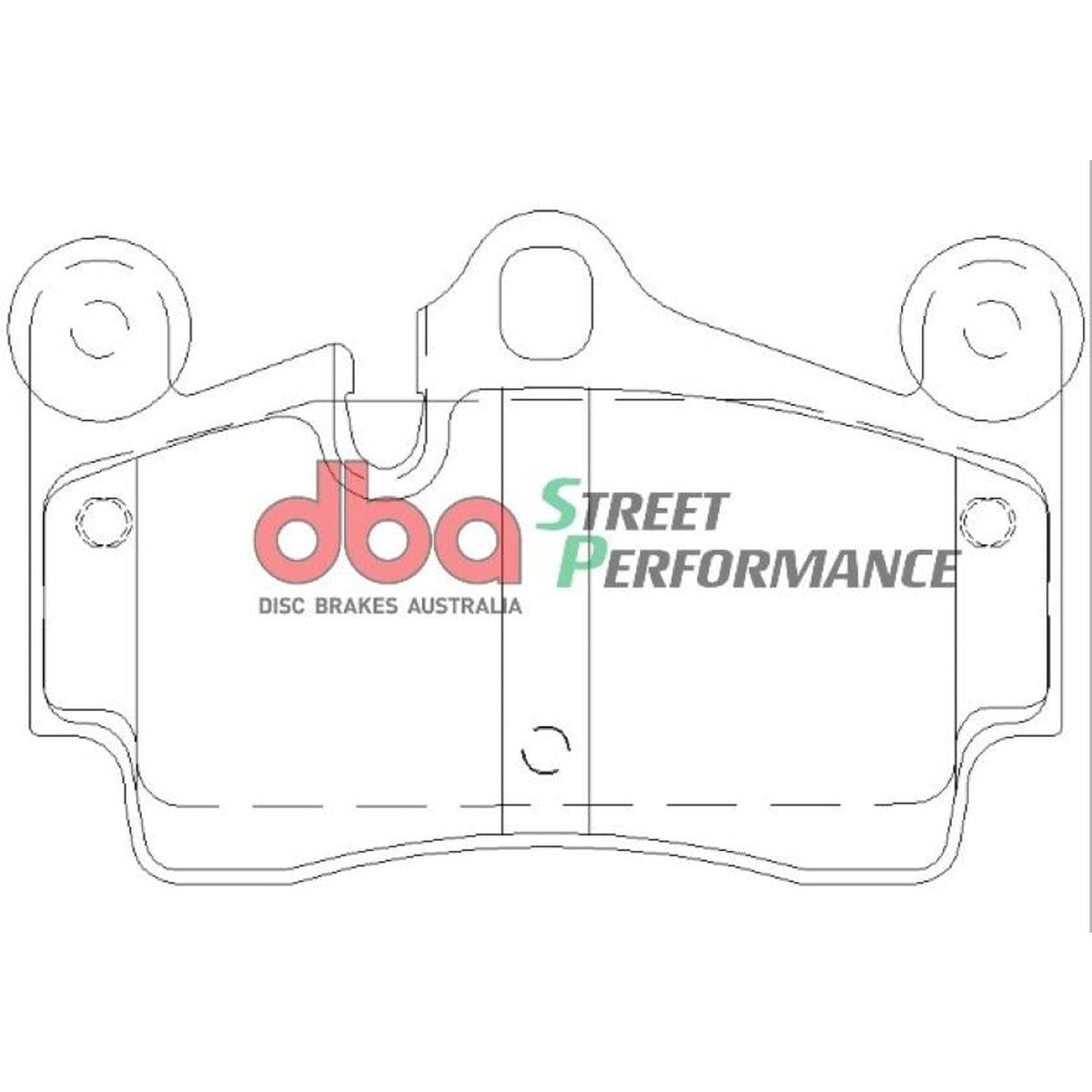 DBA Street Performance Brake Pad Set Rear DB1677SP
