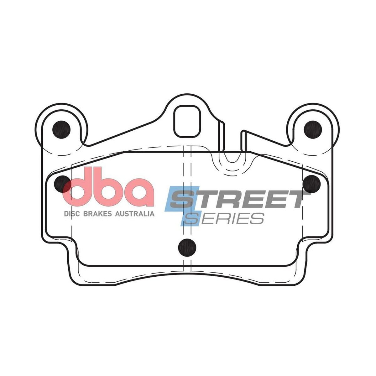 DBA Street Series Brake Pad Set Rear DB1677SS