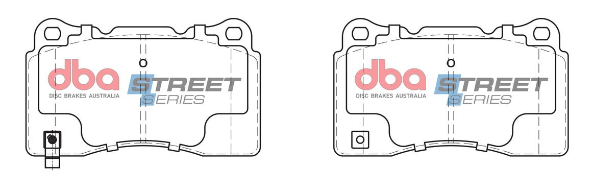 DBA Street Series Brake Pad Set Front DB1678SS