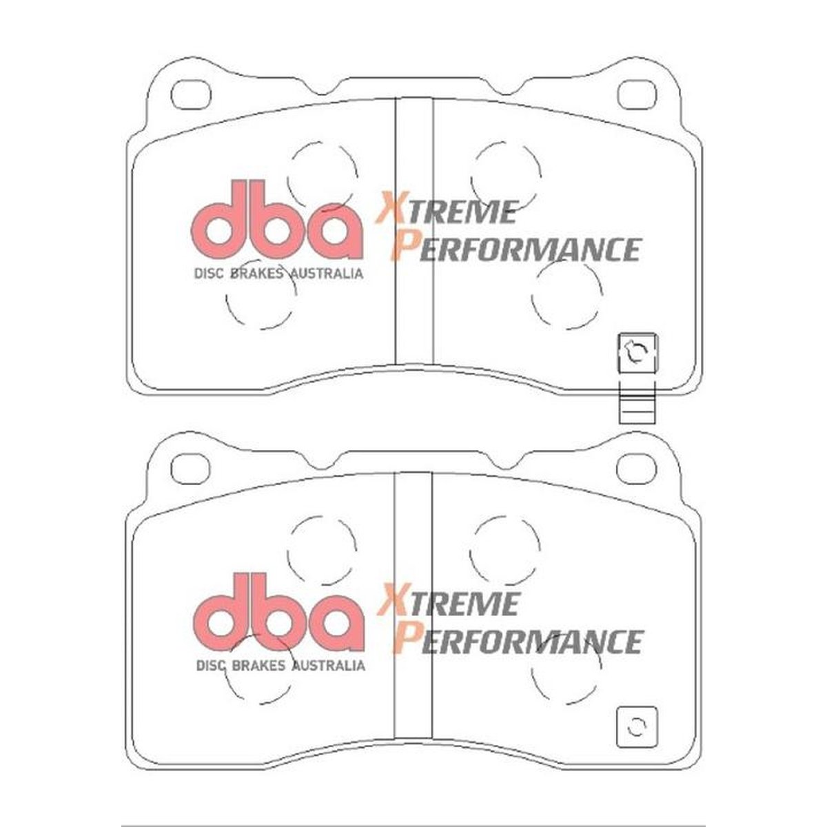 DBA Xtreme Performance Brake Pad Set Front DB1678XP