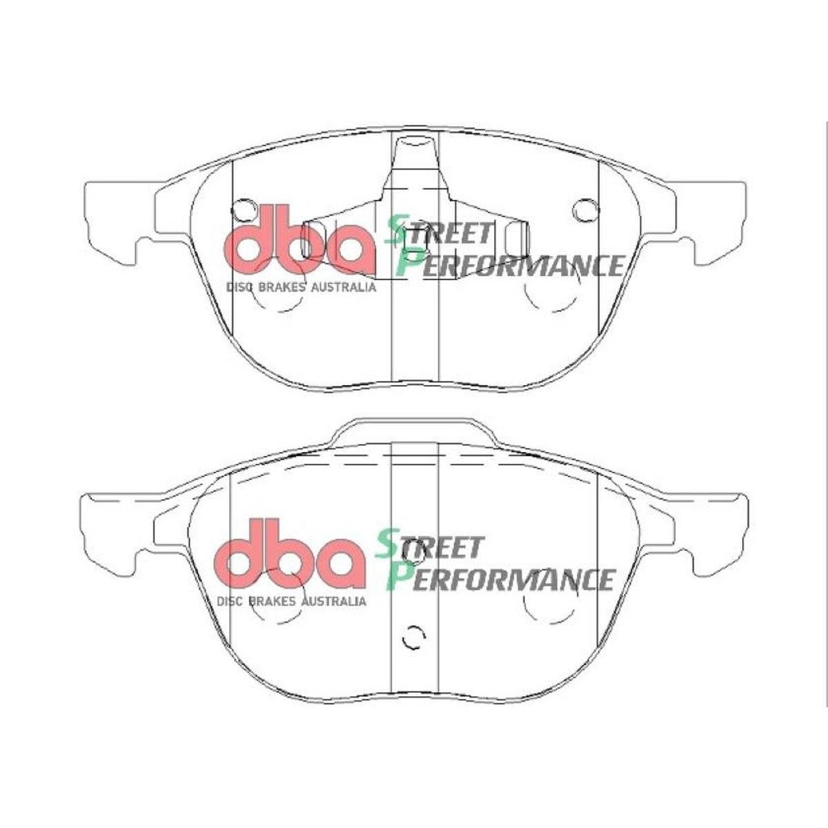 DBA Street Performance Brake Pad Set Front DB1679SP
