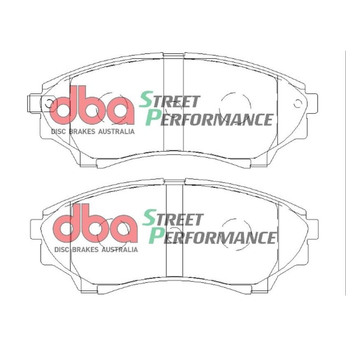 DBA Street Performance Brake Pad Set Front DB1681SP