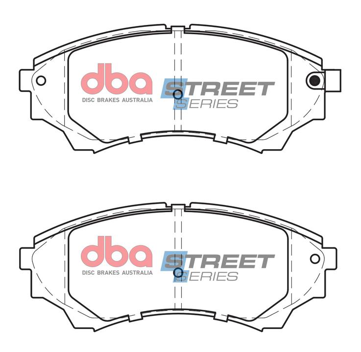 DBA Street Series Brake Pad Set Front DB1681SS