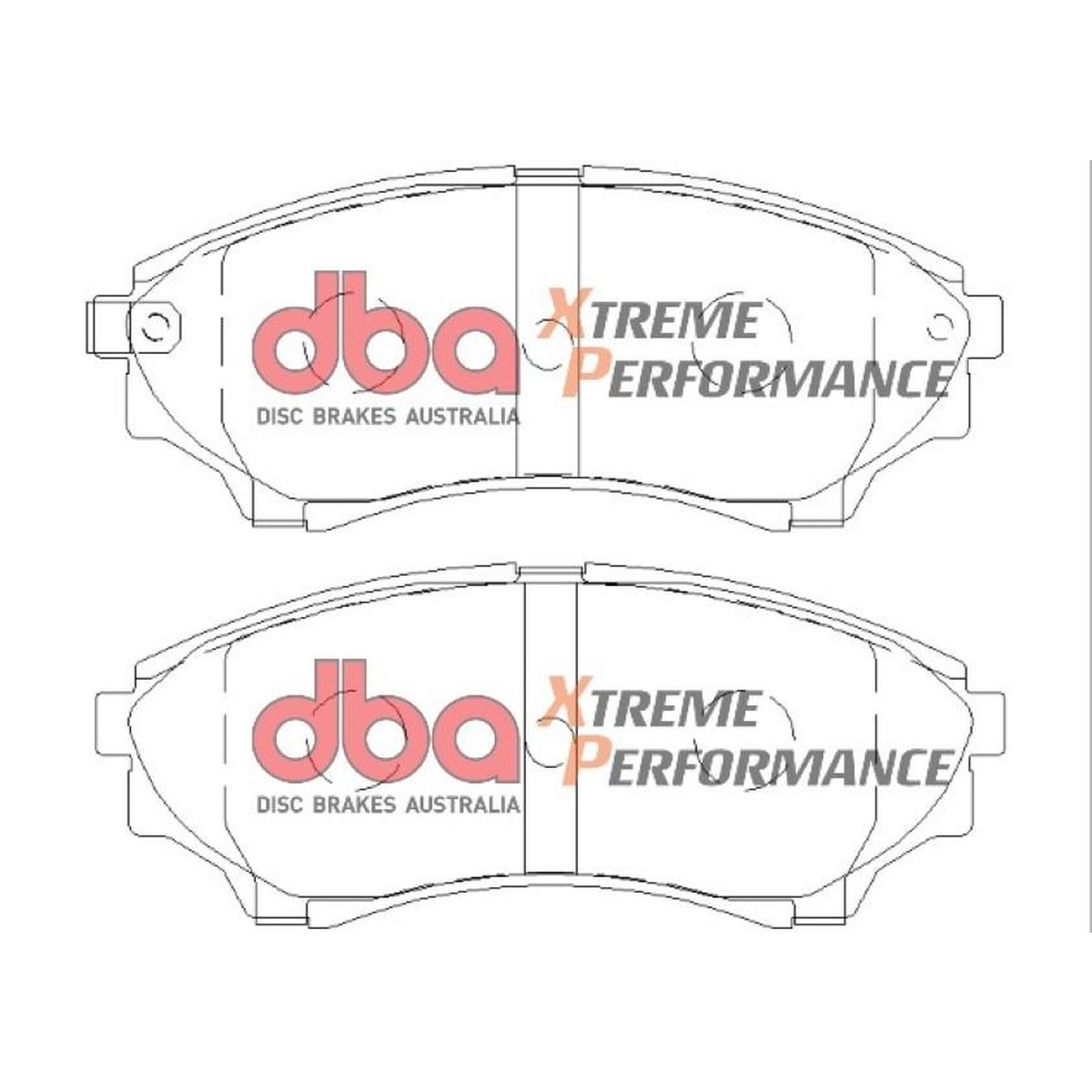 DBA Xtreme Performance Brake Pad Set Front DB1681XP