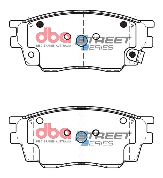 DBA Street Series Brake Pad Set Front DB1682SS