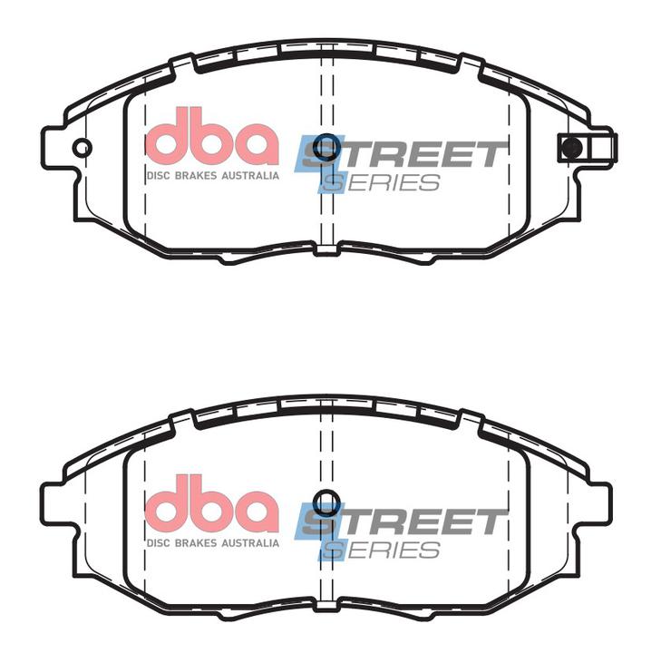 DBA Street Series Brake Pad Set Front DB1688SS