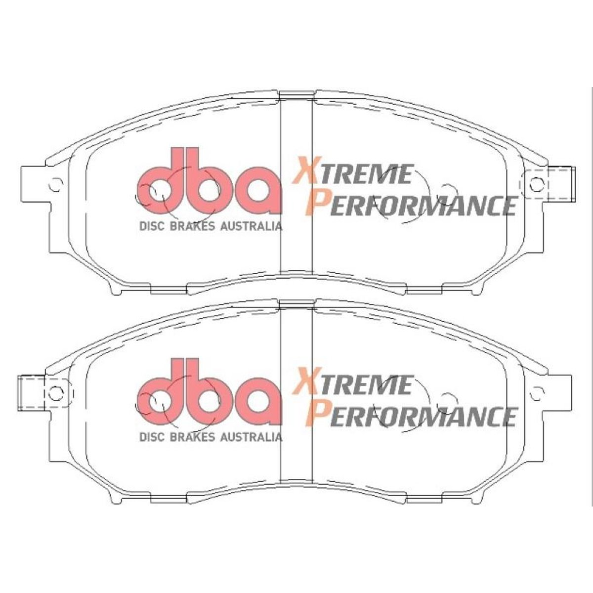 DBA Xtreme Performance Brake Pad Set Front DB1696XP