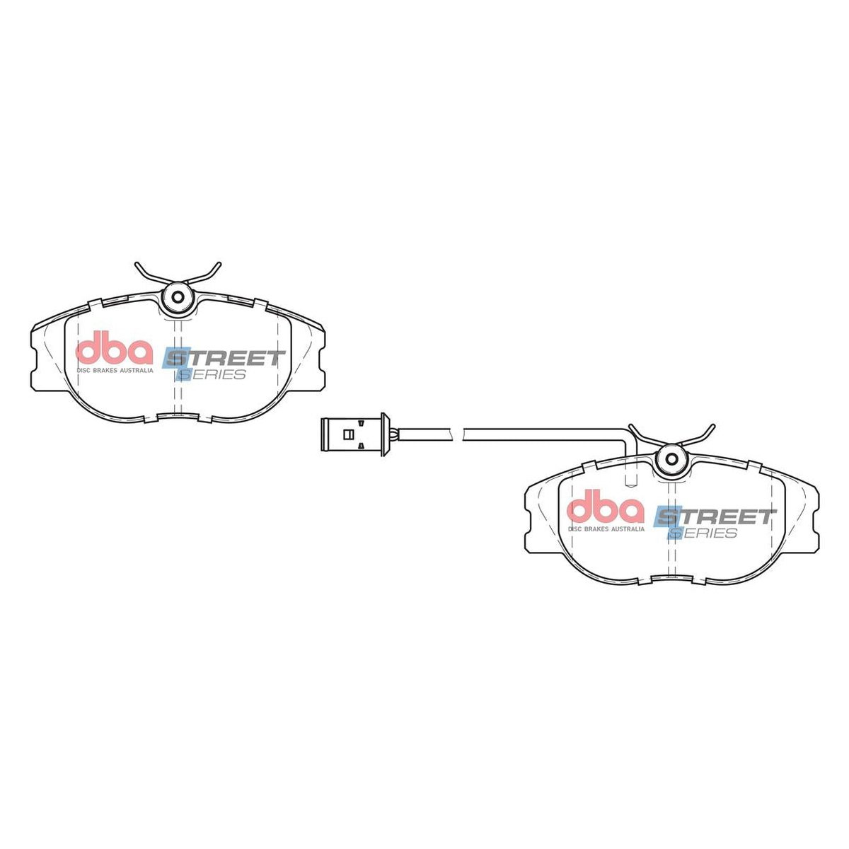 DBA Street Series Brake Pad Set Front DB1704SS