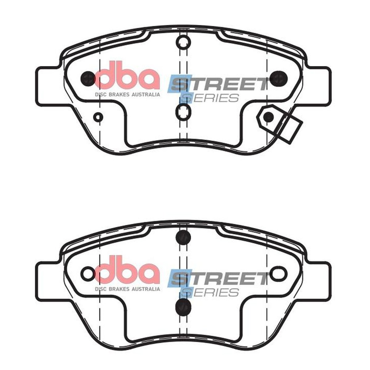 DBA Street Series Brake Pad Set Front DB1712SS