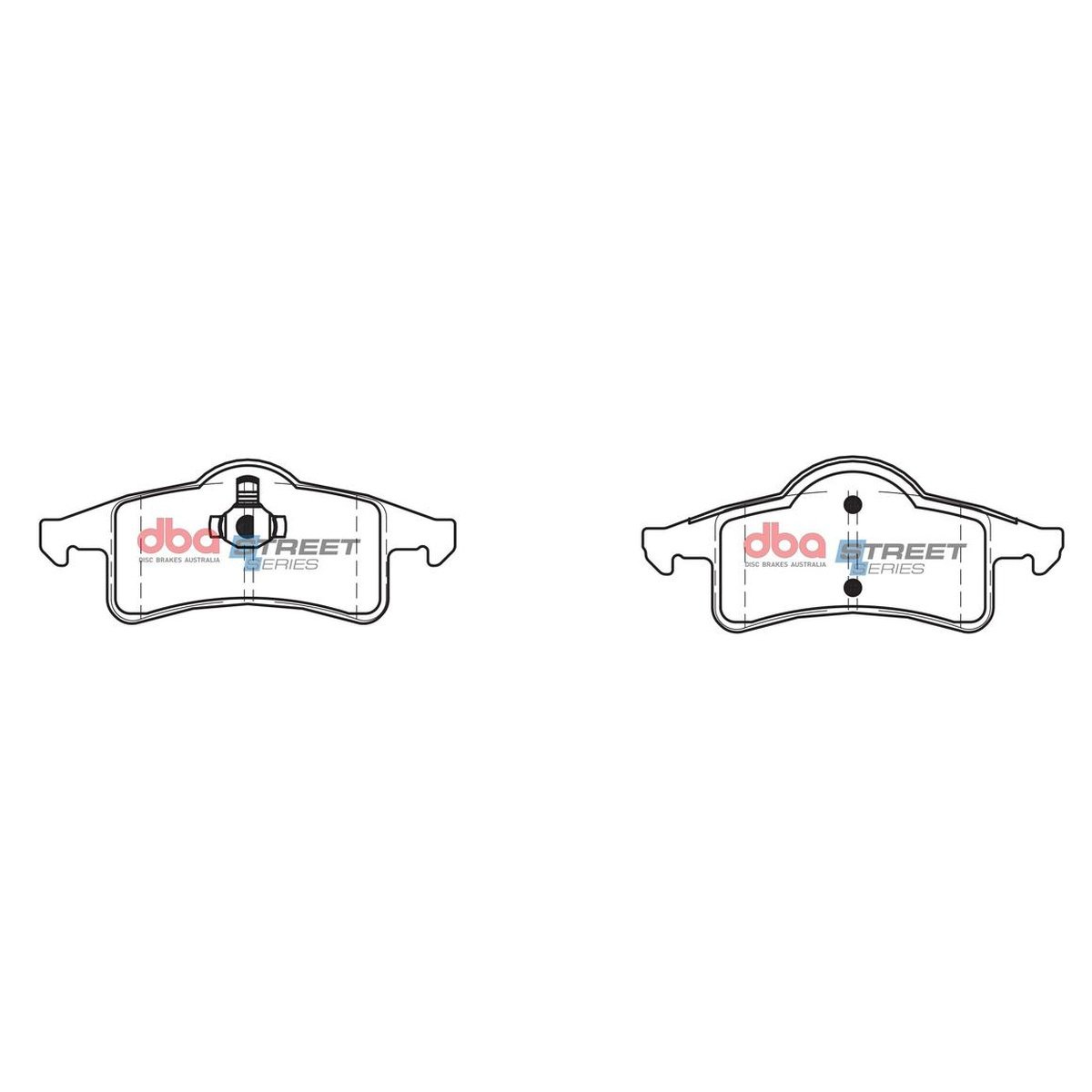 DBA Street Series Brake Pad Set Rear DB1717SS