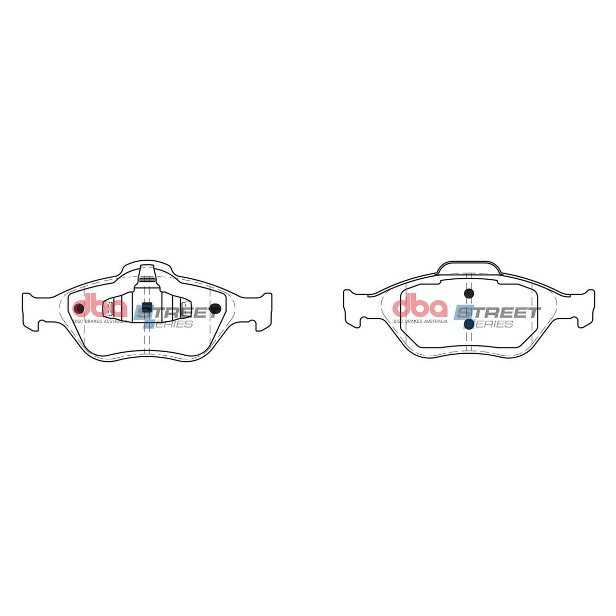 DBA Street Series Brake Pad Set Front DB1724SS