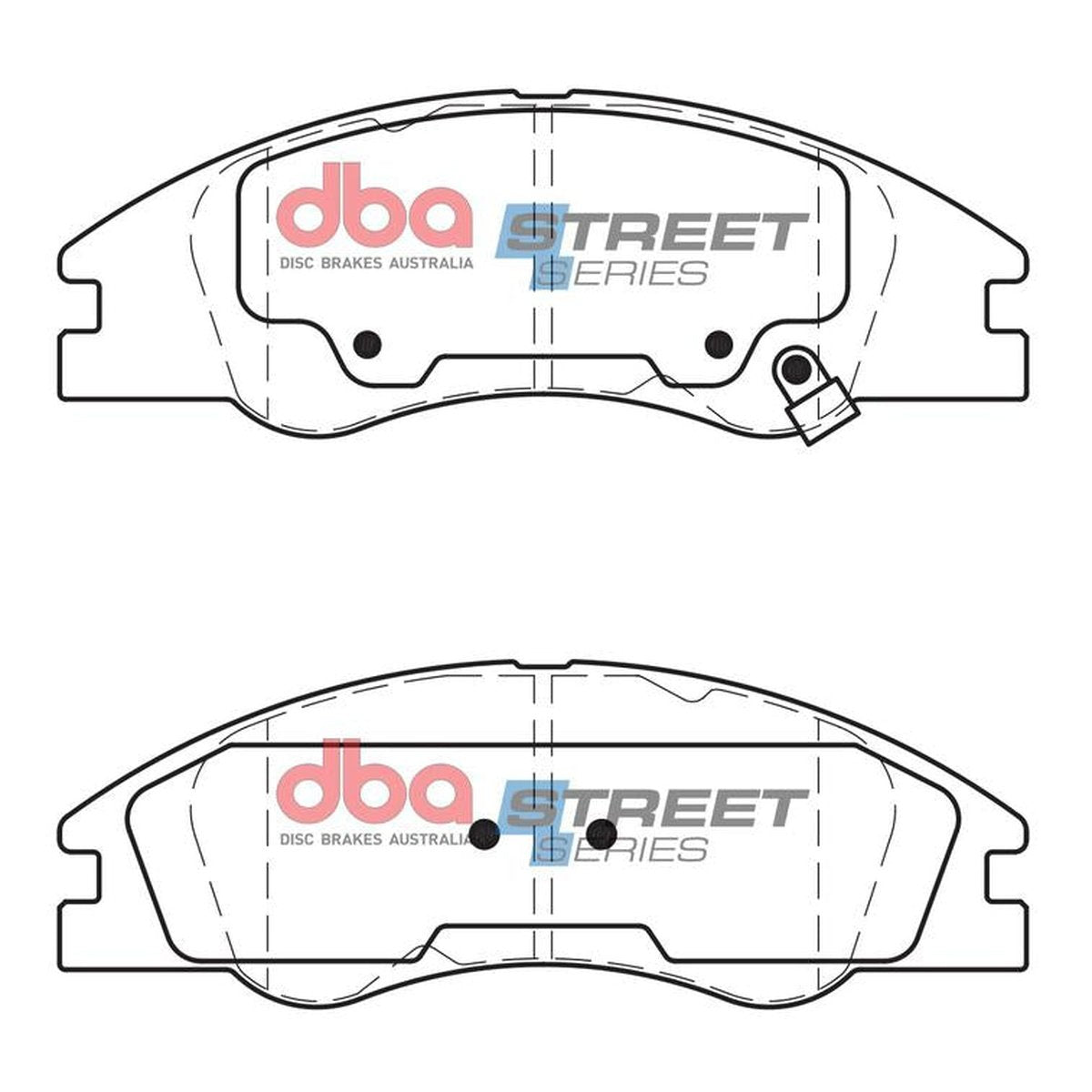 DBA Street Series Brake Pad Set Front DB1727SS
