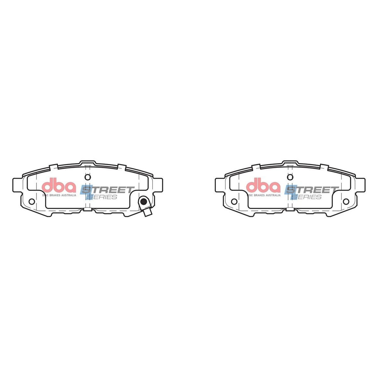 DBA Street Series Brake Pad Set Rear DB1729SS