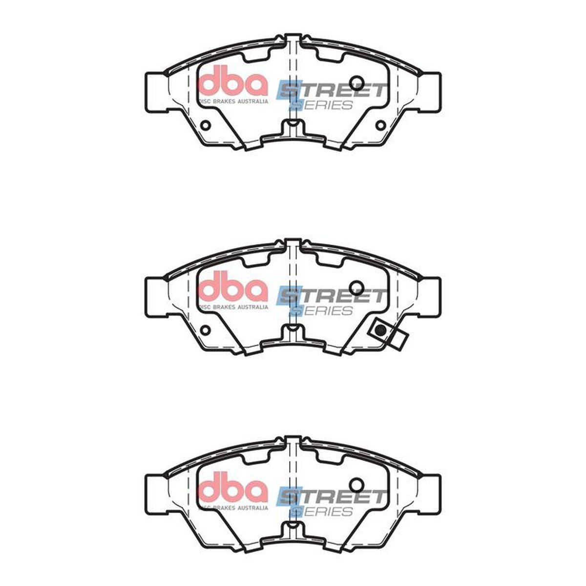DBA Street Series Brake Pad Set Front DB1733SS